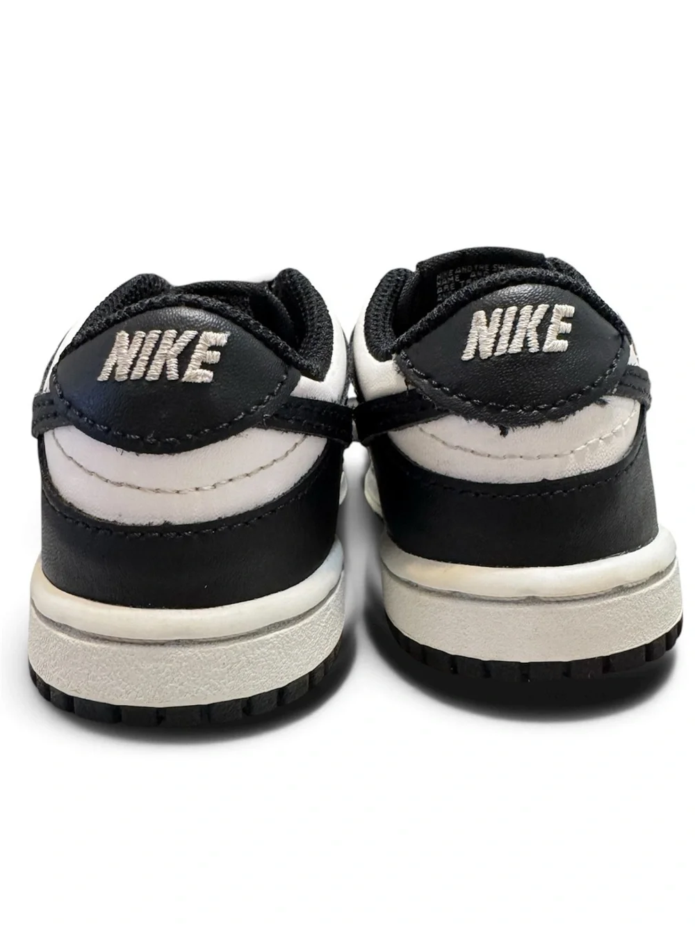 Nike Dunk Low Toddler Panda Dunks Black and White Low-Top Sneakers 6C CW1589-100